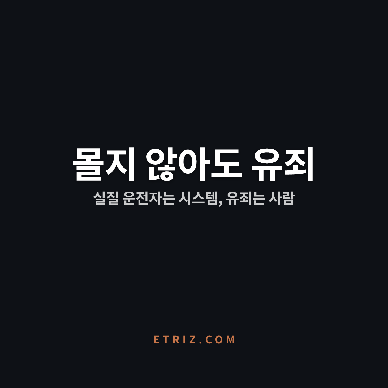 자율주행이 몰았는데 사고 책임은 운전자였다 | 판을 가른 건 그 몇 초의 기록 | 이트리즈