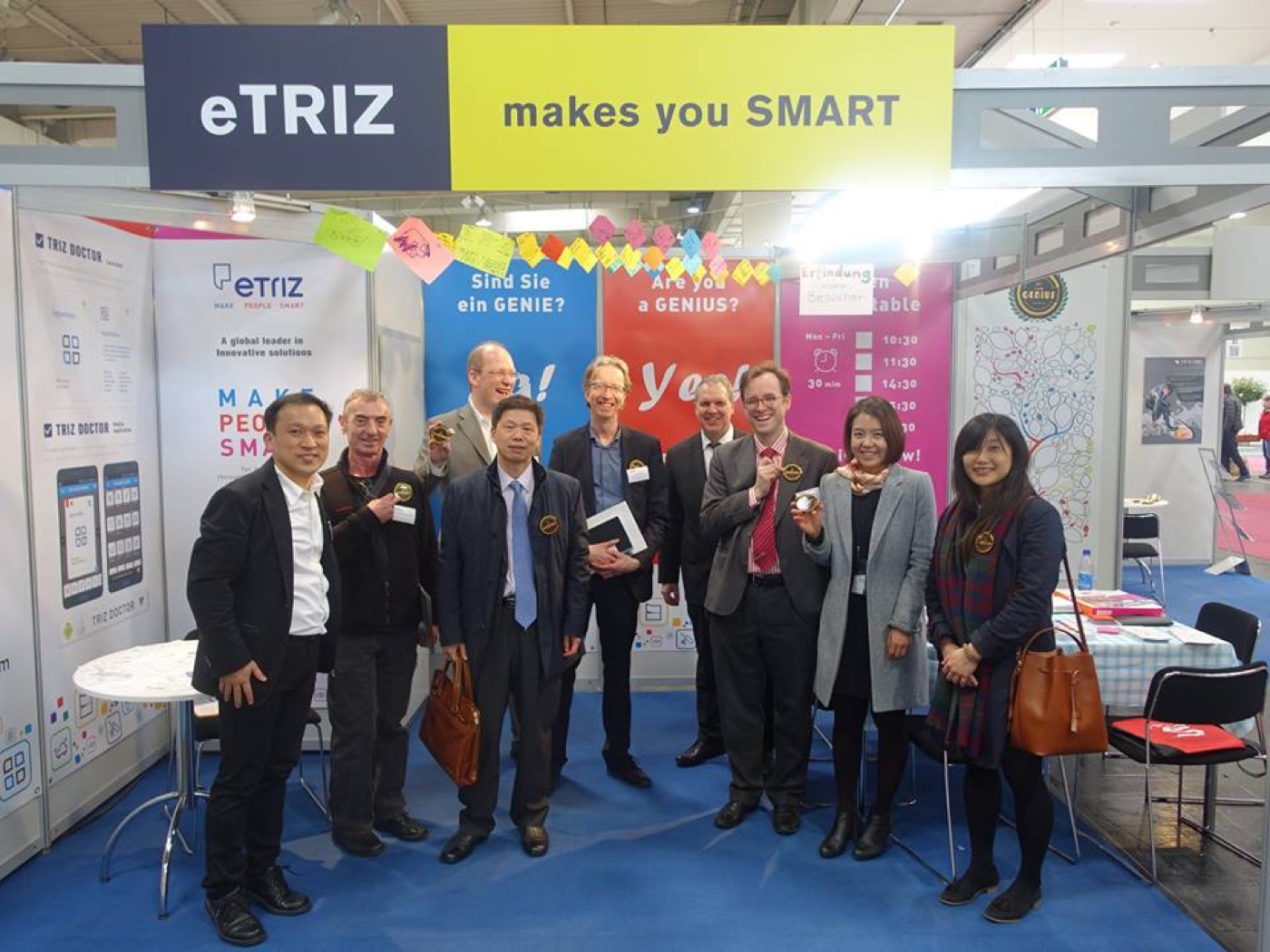 독일 CEBIT 박람회 eTRIZ 부스